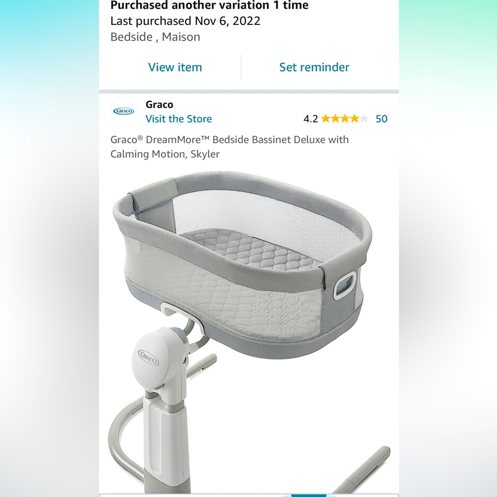 Graco baby bassinet